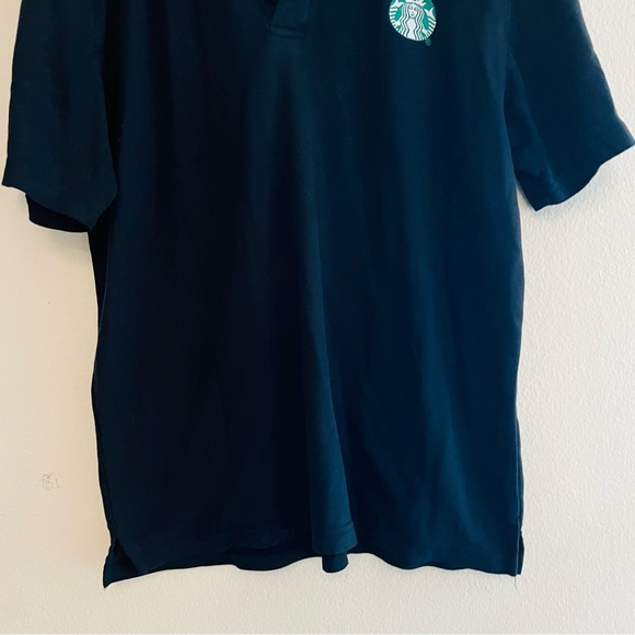 Starbucks Men's Black Employee Polo Shirt Size Large - Picture 3 of 7